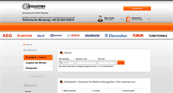 Desktop Screenshot of intelectra-shop.de